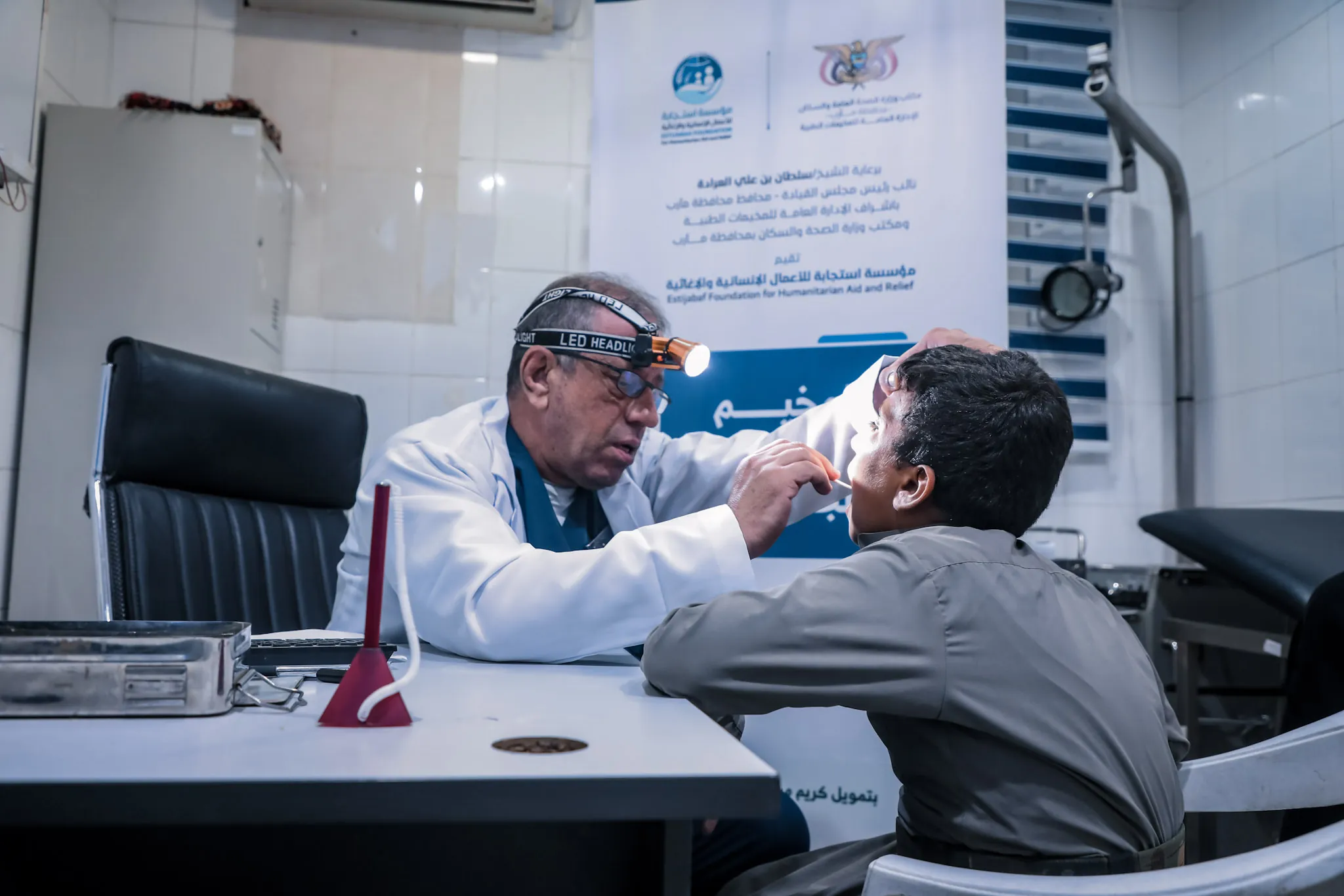 Marib: Launch of a free medical camp for tonsillectomy operations